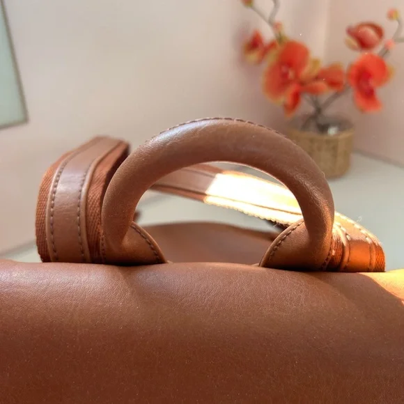 Matt & Nat Cognac Vegan Leather Backpack - Picture 5 of 7